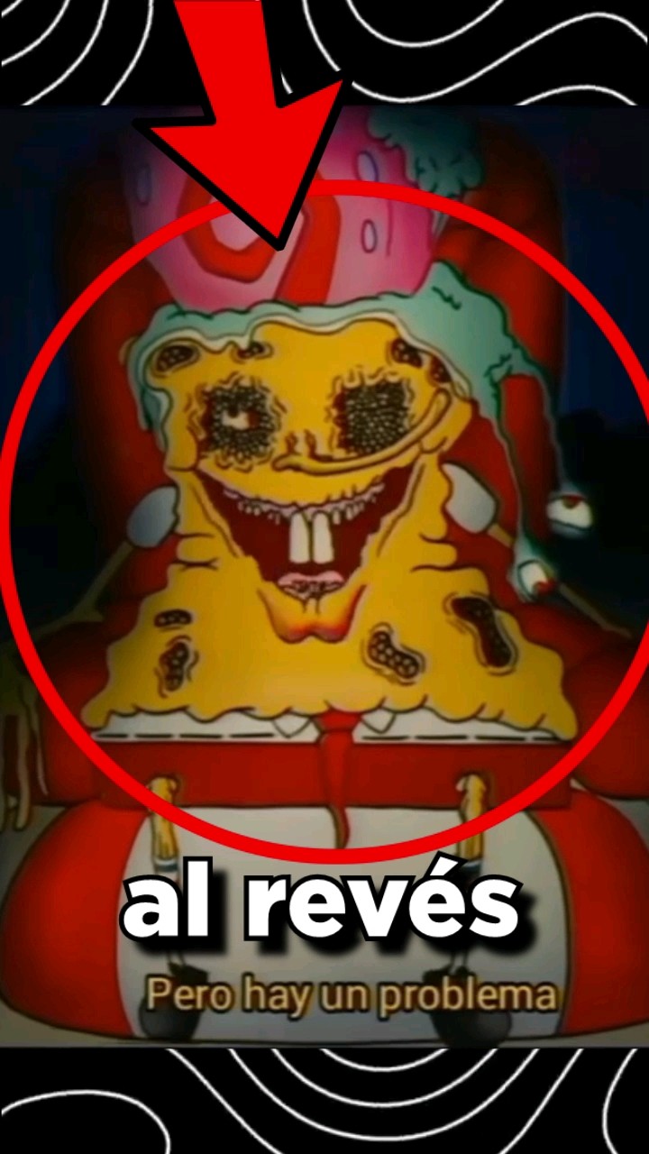 LA CANCIÓN DE BOB ESPONJA AL REVÉS ? #bobesponja #josativi #youtube #shorts #miedo #terror
